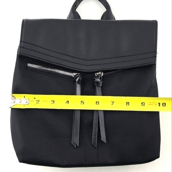 Botkier Trigger Backpack Black Nylon Multi Functional Adjustable Shoulder Straps - Picture 14 of 15